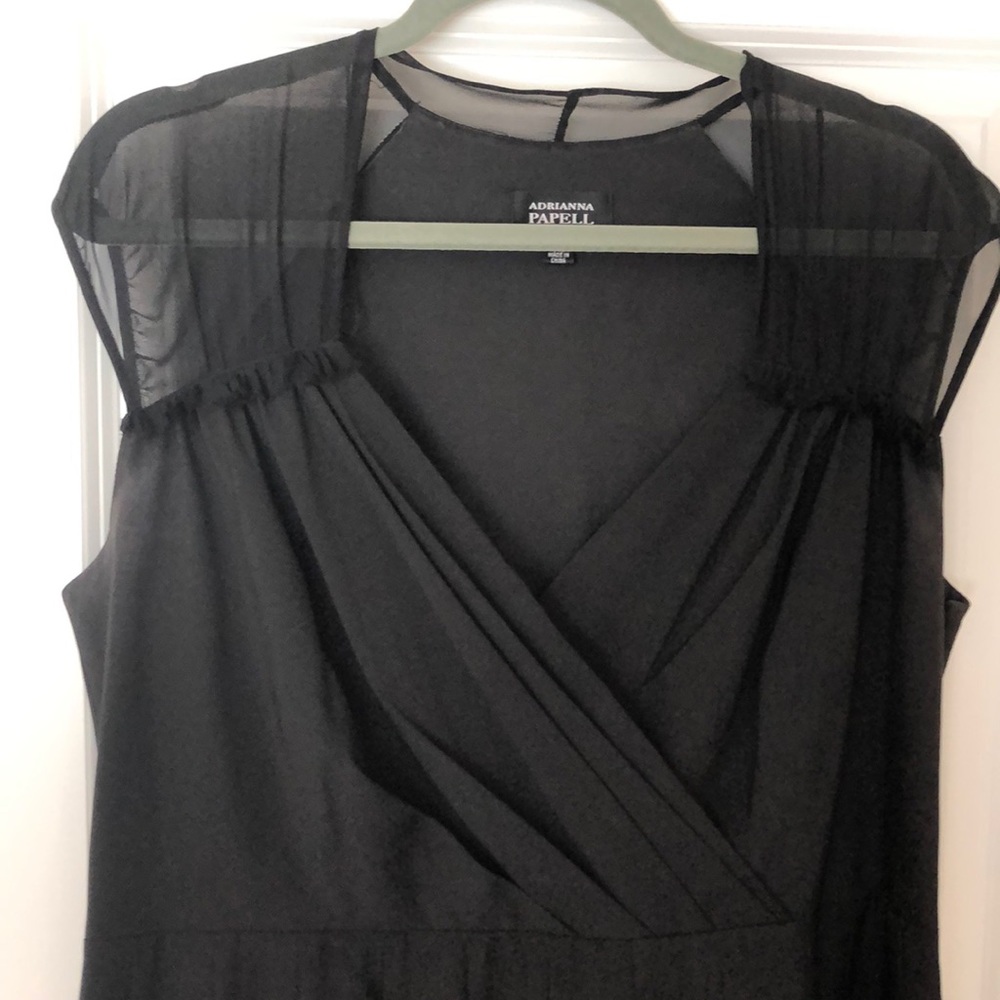 Adrianna Papell Black Cocktail Dress